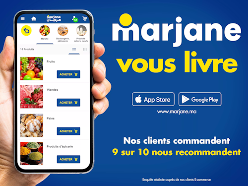 Remise sur vos courses en ligne chez Marjane